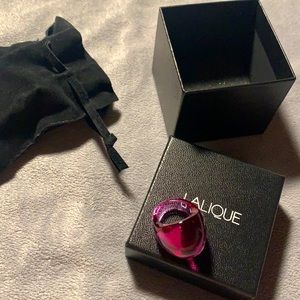 Ring Lalique never used